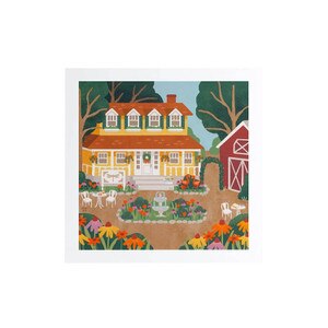 Gilmore girls dragonfly inn leah jay illustration mini print
